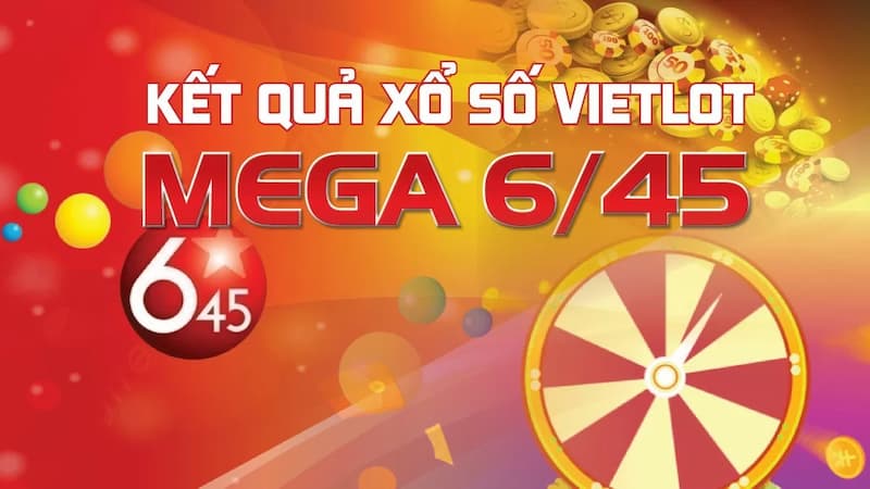 Cơ cấu giải thưởng xổ số Mega 6/45 VN88